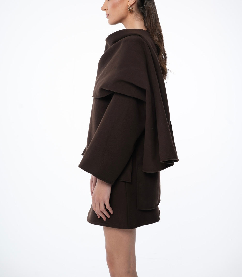 Brown Mini Skirt